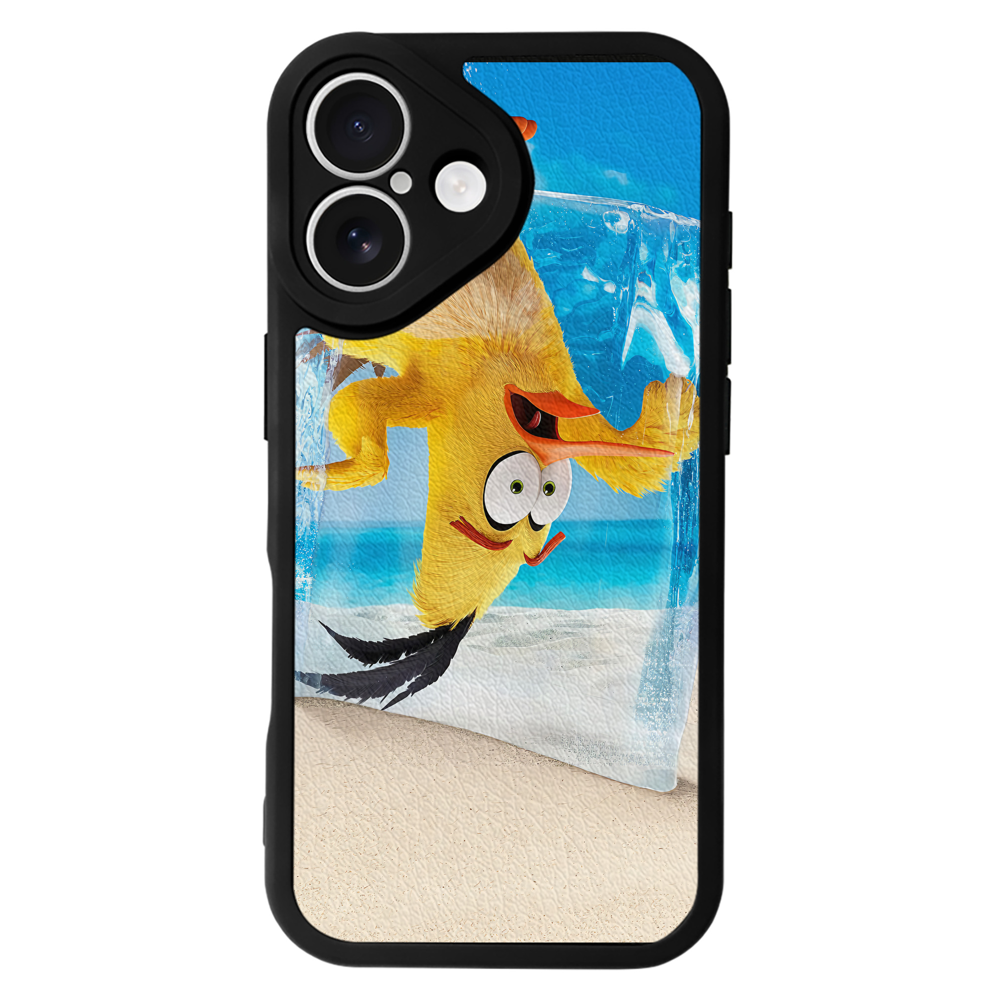 （画像用） Angry Birds アングリーバード 【iPhone 16シリーズ対応】シリコンスマホケース（レザー調） 材質：シリコン